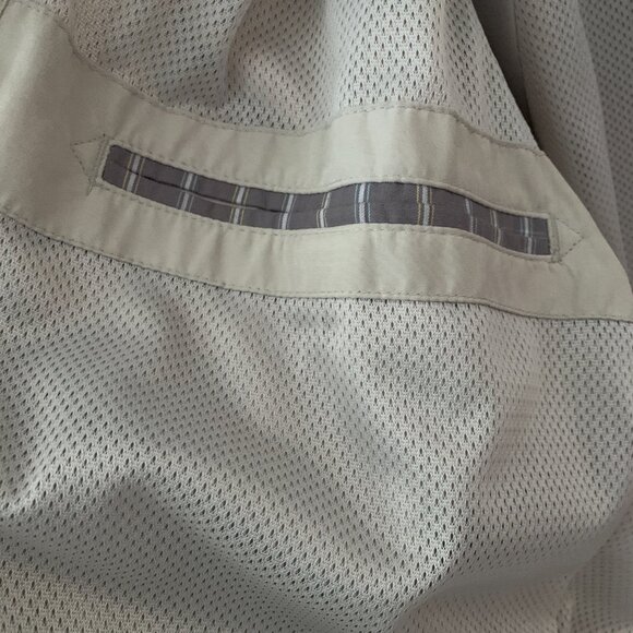London Fog Light Cream Golf Jacket Size M - Picture 7 of 8
